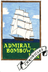[Sign from the "Admiral Bombow" inn]